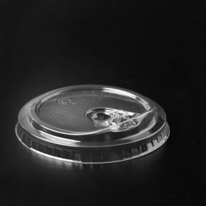 JASCO JUICE CUP LID WITH HOLE CLEAR